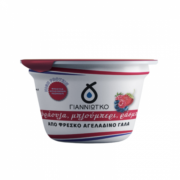 Γιαούρτι BLACKBERRY - BLUEBERRY - RASBERRY με Βιολογικό Αγελαδινό γάλα HIGH PROTEIN 170ΓΡ ΓΙΑΝΝΙΩΤ'ΚΟ Γιαούρτι BLACKBERRY - BLUEBERRY - RASBERRY με Βιολογικό Αγελαδινό γάλα HIGH PROTEIN 170ΓΡ ΓΙΑΝΝΙΩΤ'ΚΟ