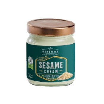 Ταχινόκρεμα Sesame Premium Cream Χωρίς Ζάχαρη με Stevia Sisinni