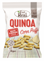 Eat Real Quinoa Corn Puffs White Cheddar 113g