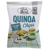 Eat Real Quinoa Chips Sour Cream and Chives Flavour 100g