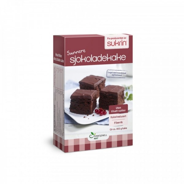 Μείγμα για κέικ Σοκολάτα χωρίς γλουτένη Chocolate Cake Mix 375gr Sukrin